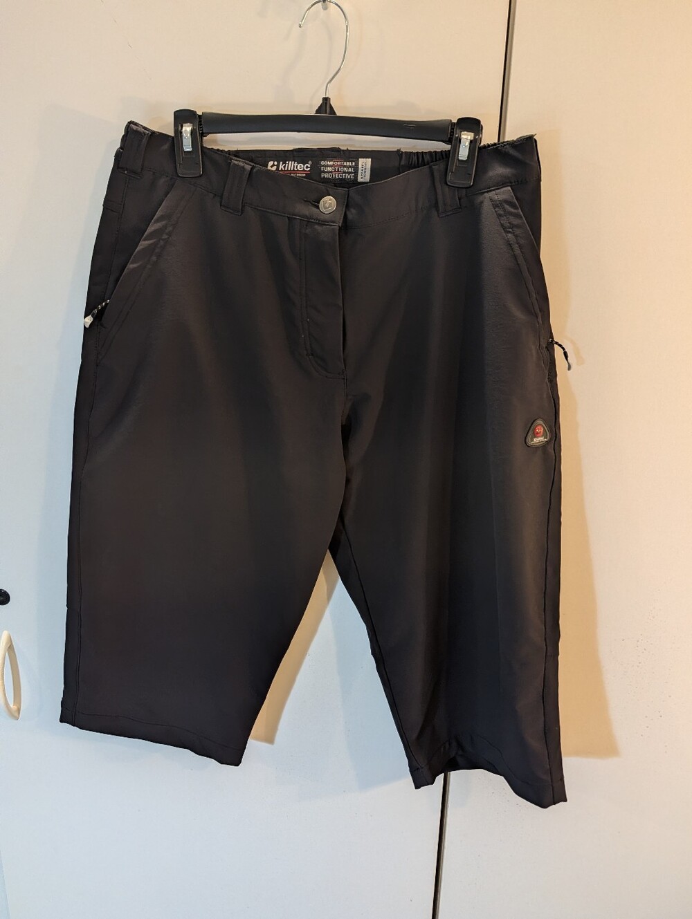 KILLTEC Black Outdoor Performance Shorts Woman's Size 10